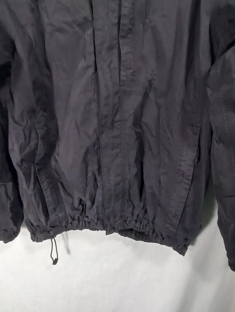 The North Face Men's Black Hyvent Hooded Windbreaker Jacket Size L